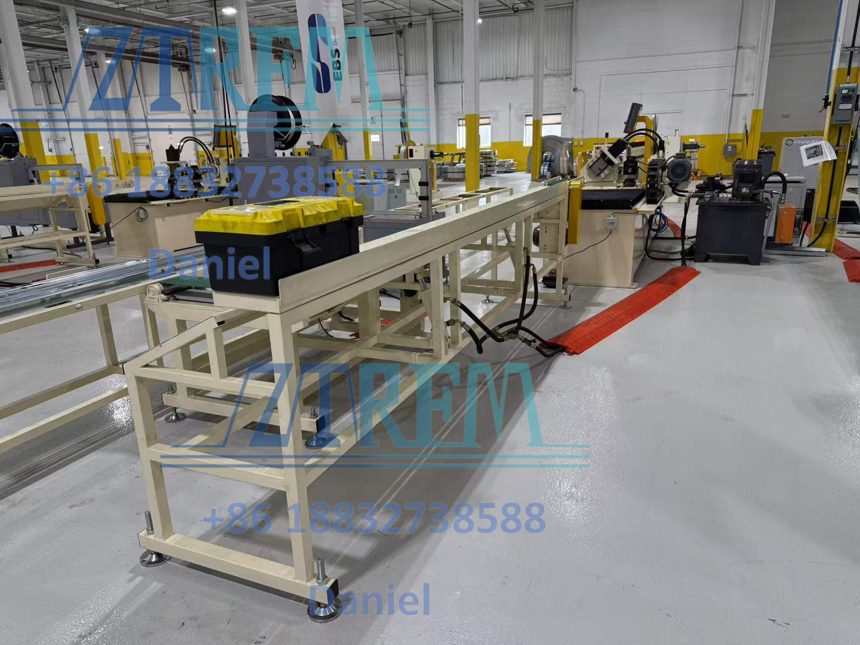 OMG!!! Canada factory import 6 sets Zhongtuo frame making machine