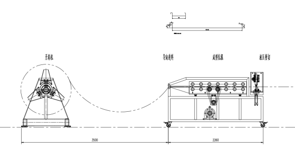 Portable&Efficiency Standing seam roofing sheet machine