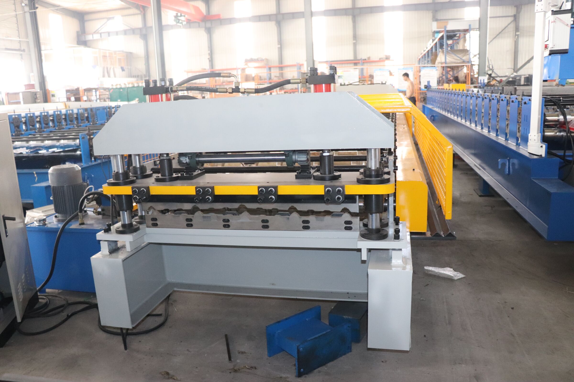 Shocked the U.S. Canada:AG R PBR Panel roofing sheet roll forming machine
