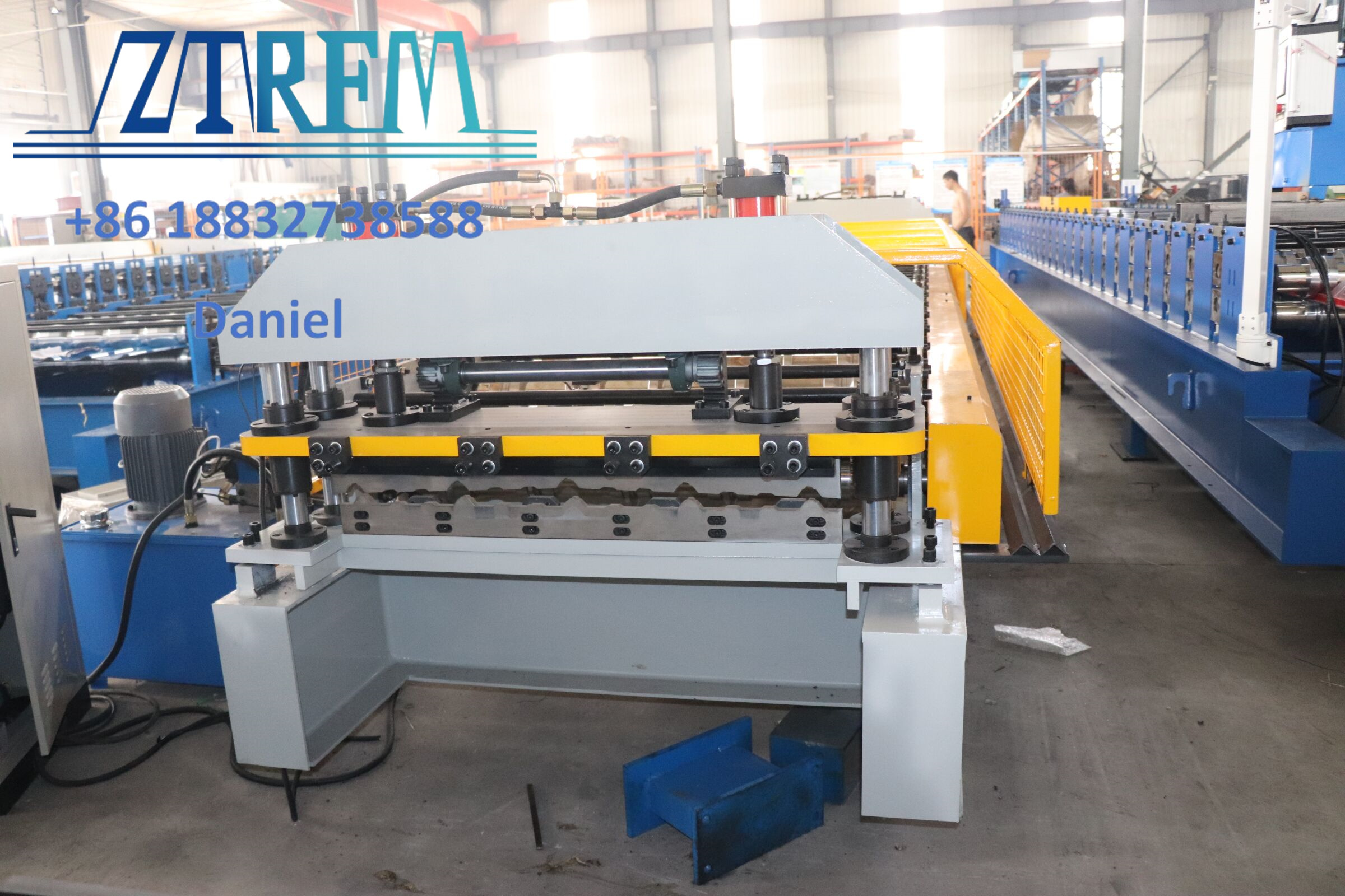 Shocked the U.S. Canada:AG R PBR Panel roofing sheet roll forming machine