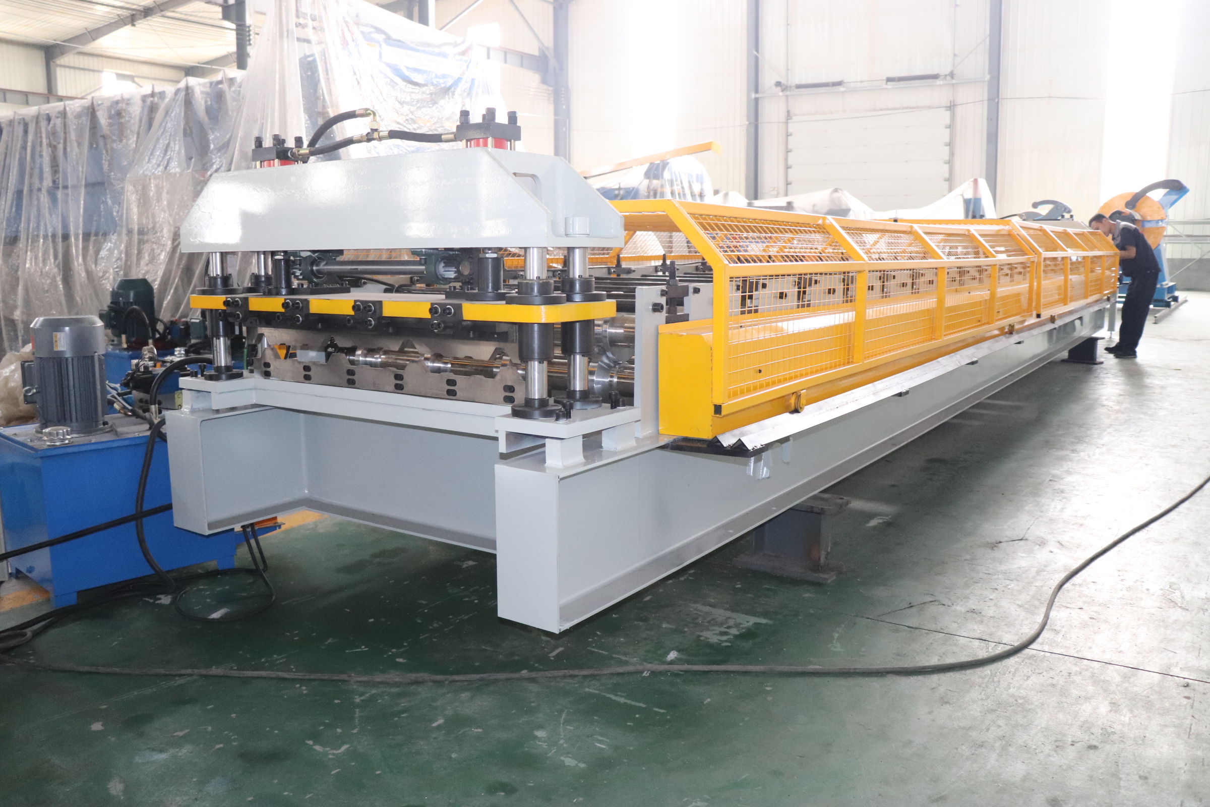 Shocked the U.S. Canada:AG R PBR Panel roofing sheet roll forming machine
