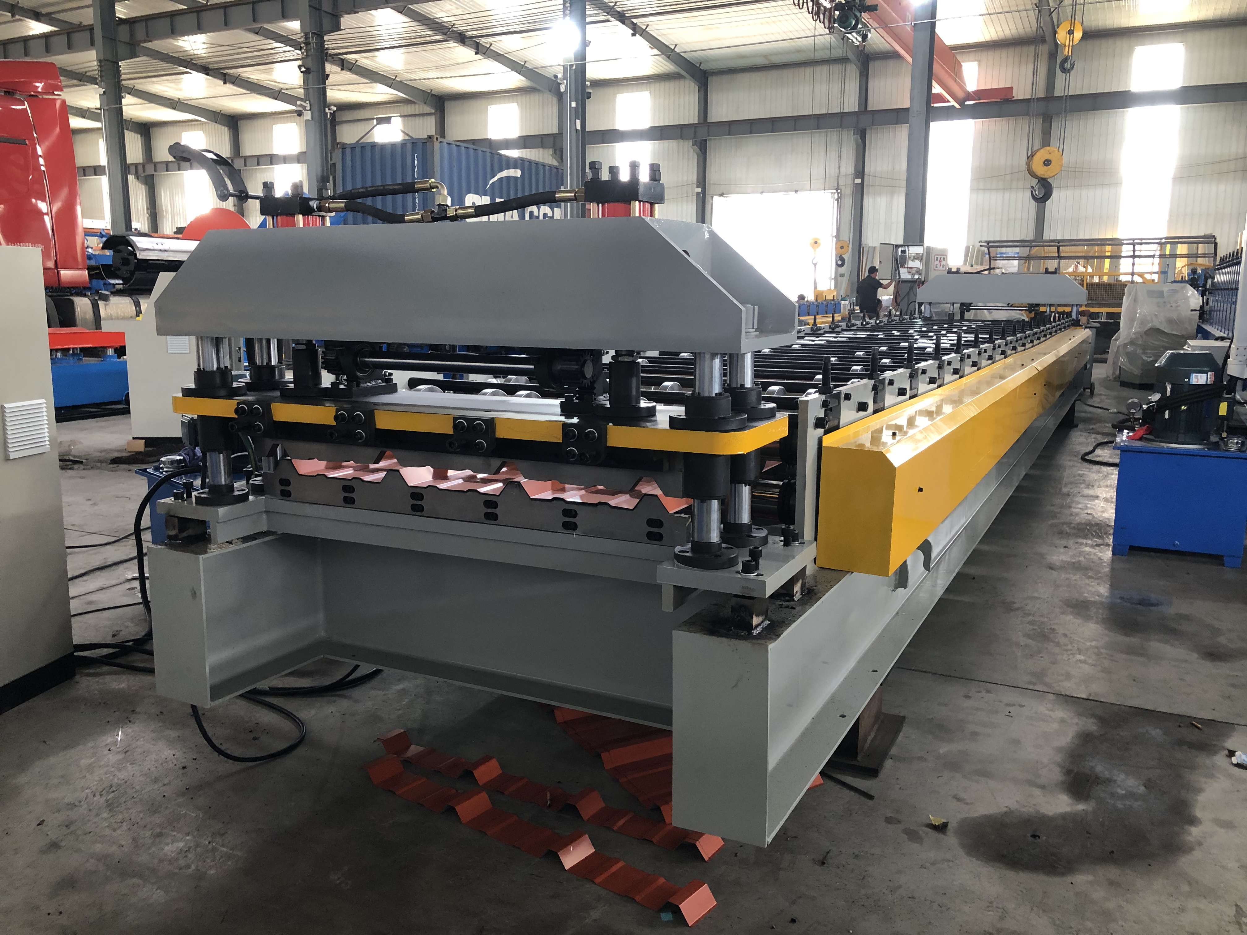 Shocked the U.S. Canada:AG R PBR Panel roofing sheet roll forming machine