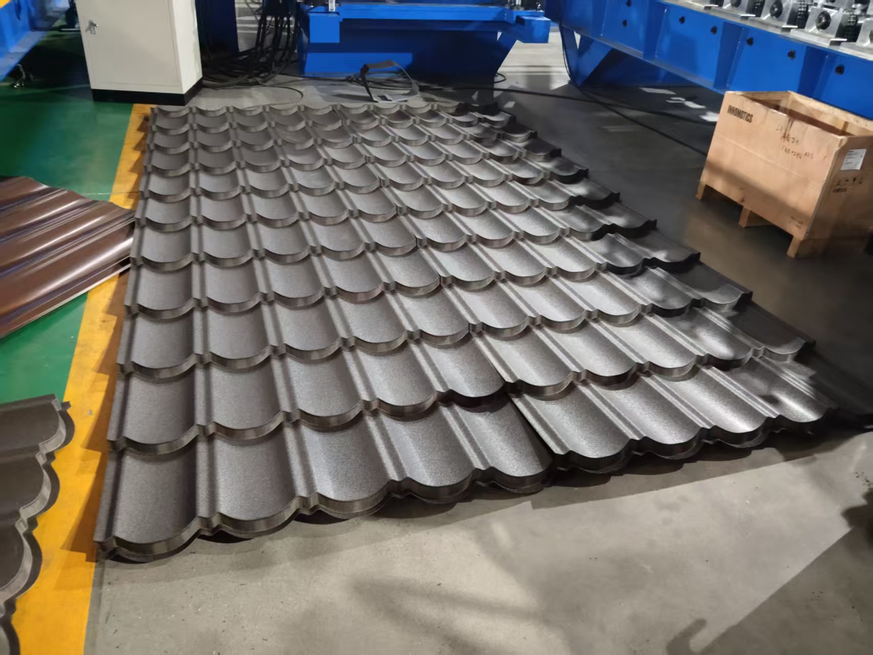 Kazakhstan, Azerbaijan Popular Glazed roof tlie making machine