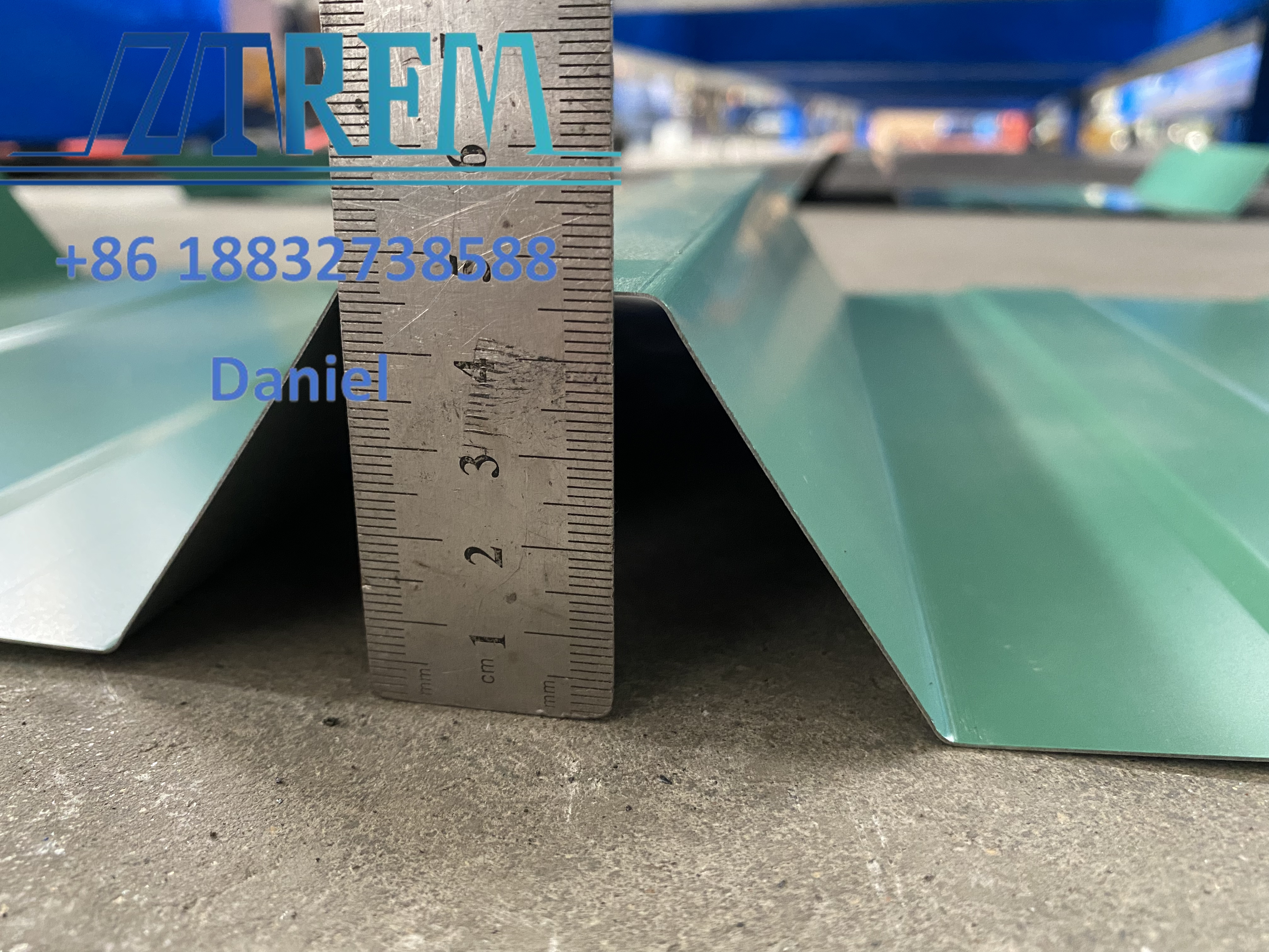 South America TR4 roofing sheet making machine