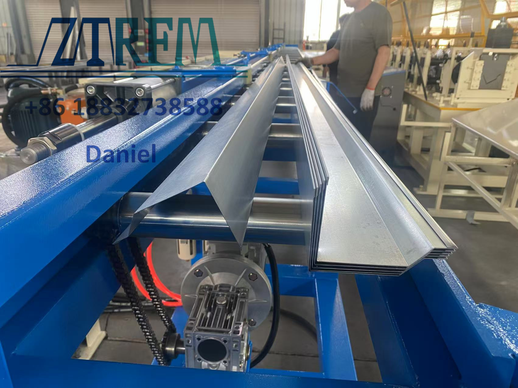 Popular L Trim roof tlie making machine