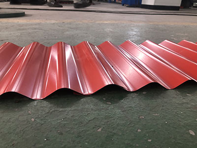 Method of installation color roof tile