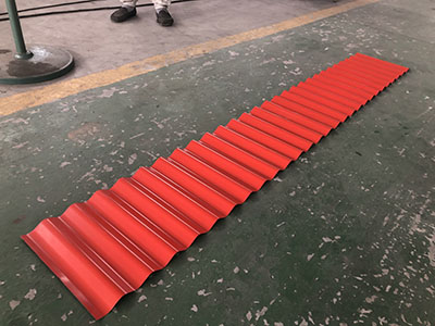 Method of installation color roof tile