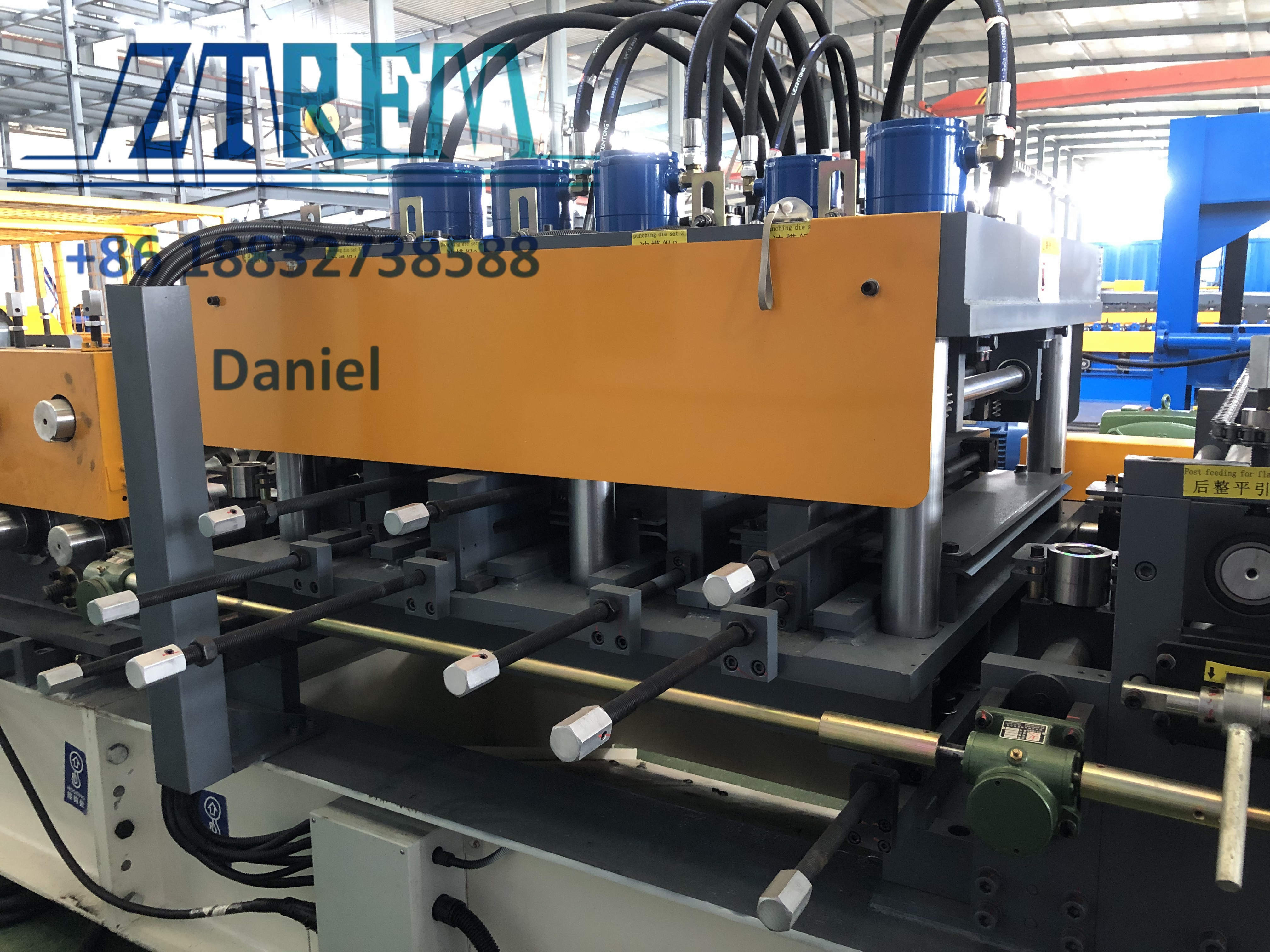 1-3.5mm CZ purlin frame making machine