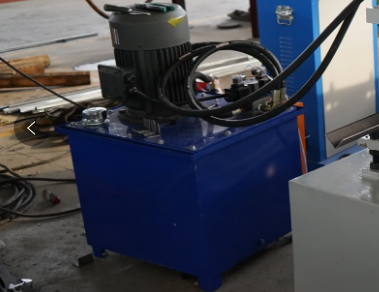 Angle steel frame making machine