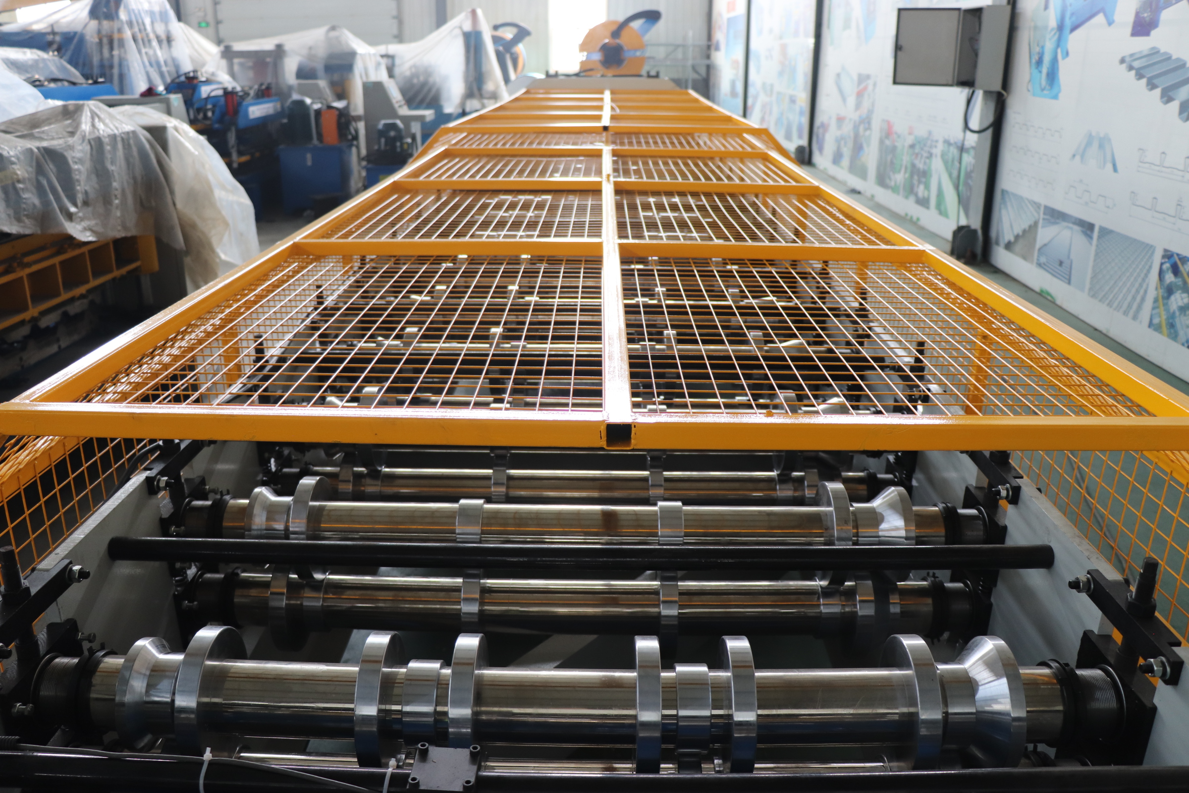 PBR/R/AG Roof sheet roll forming machine